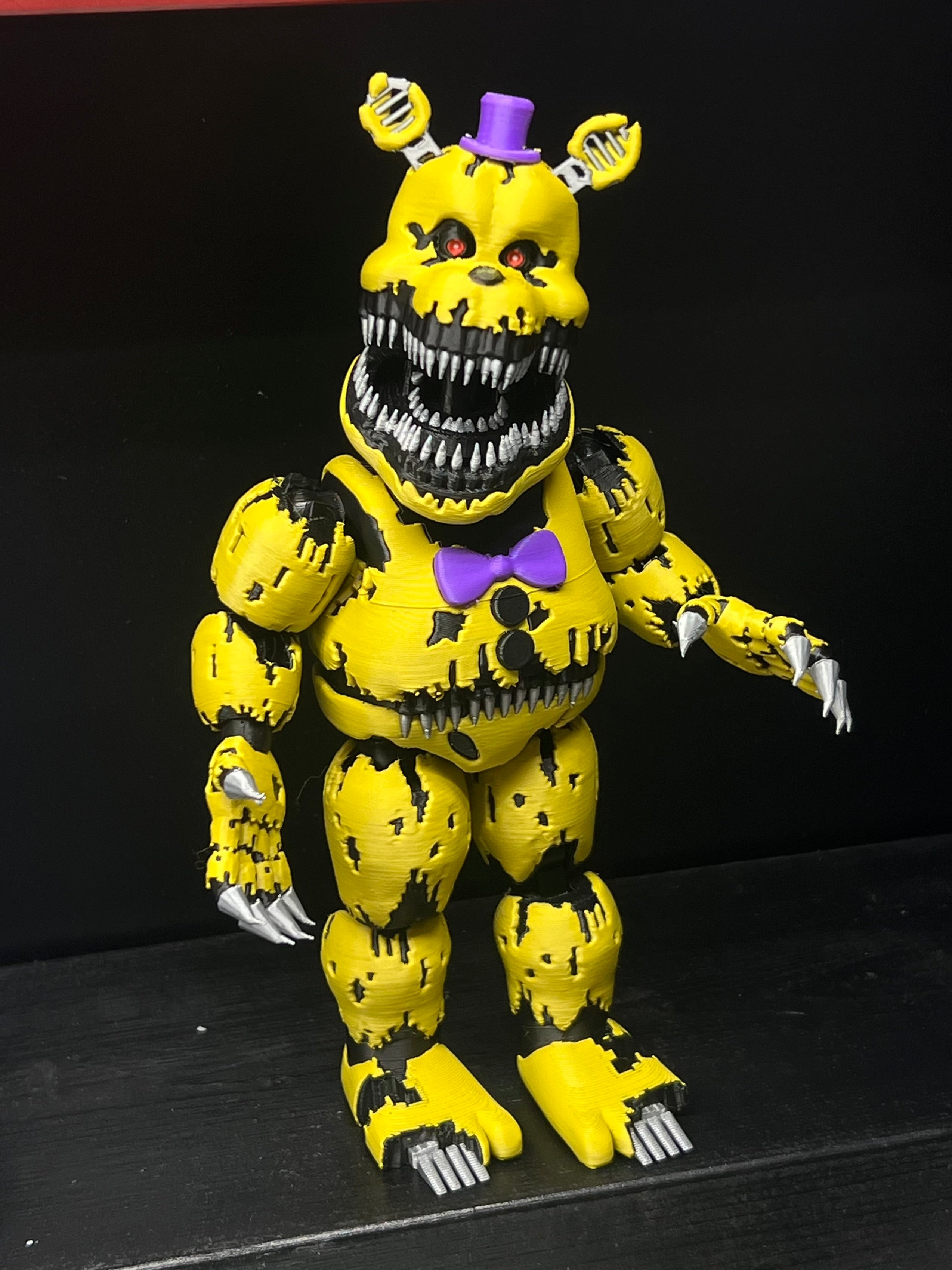 NIGHTMARE FREDBEAR color FNAF Five Nights At Freddy’s Figure
