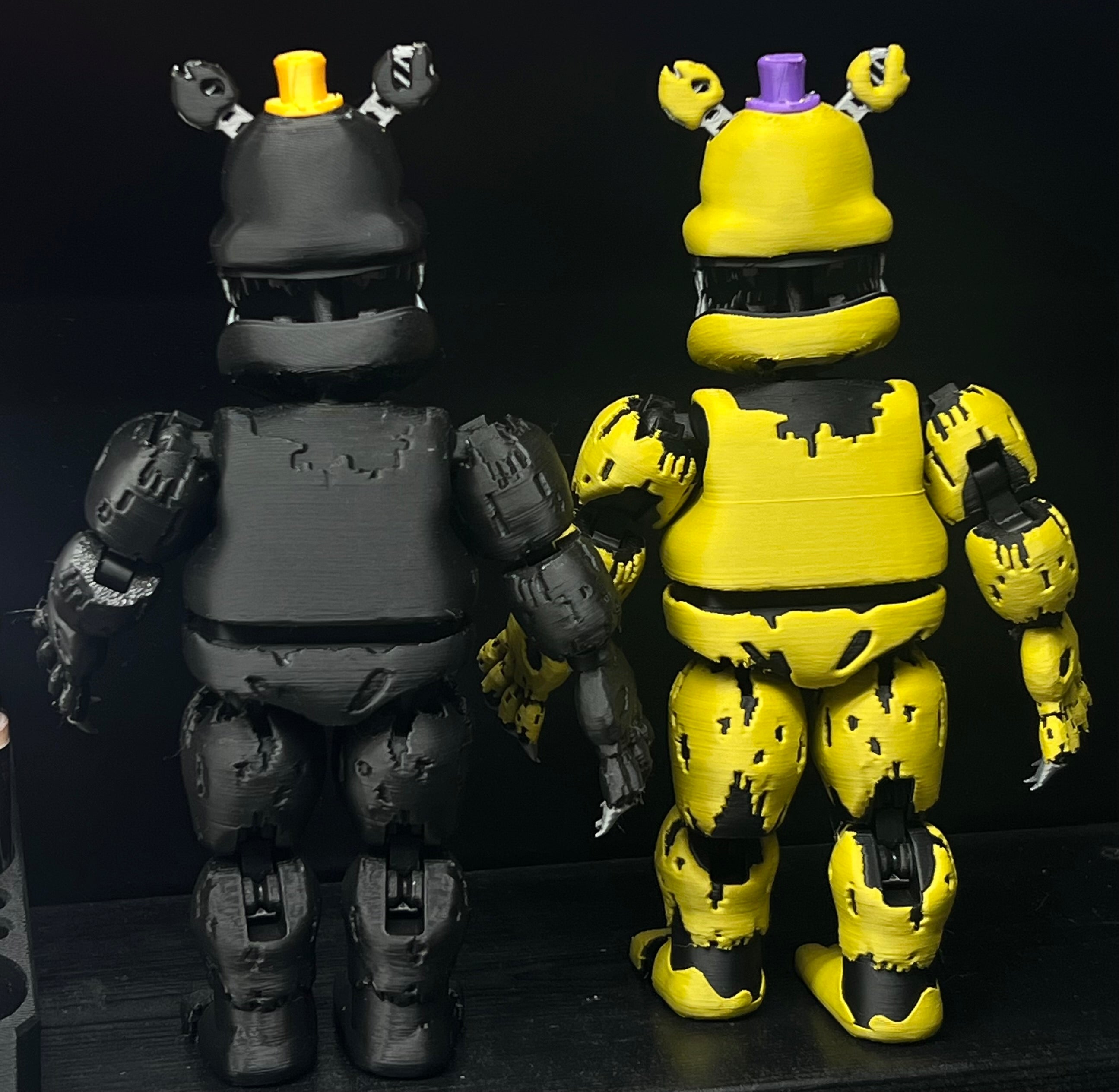 NIGHTMARE FREDBEAR Bundle Custom Figures FNAF Five Nights At Freddy’s