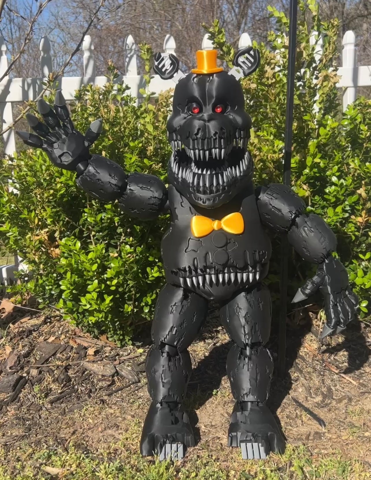 JUMBO NIGHTMARE FNAF Five Nights At Freddy’s Articulating Figure!!