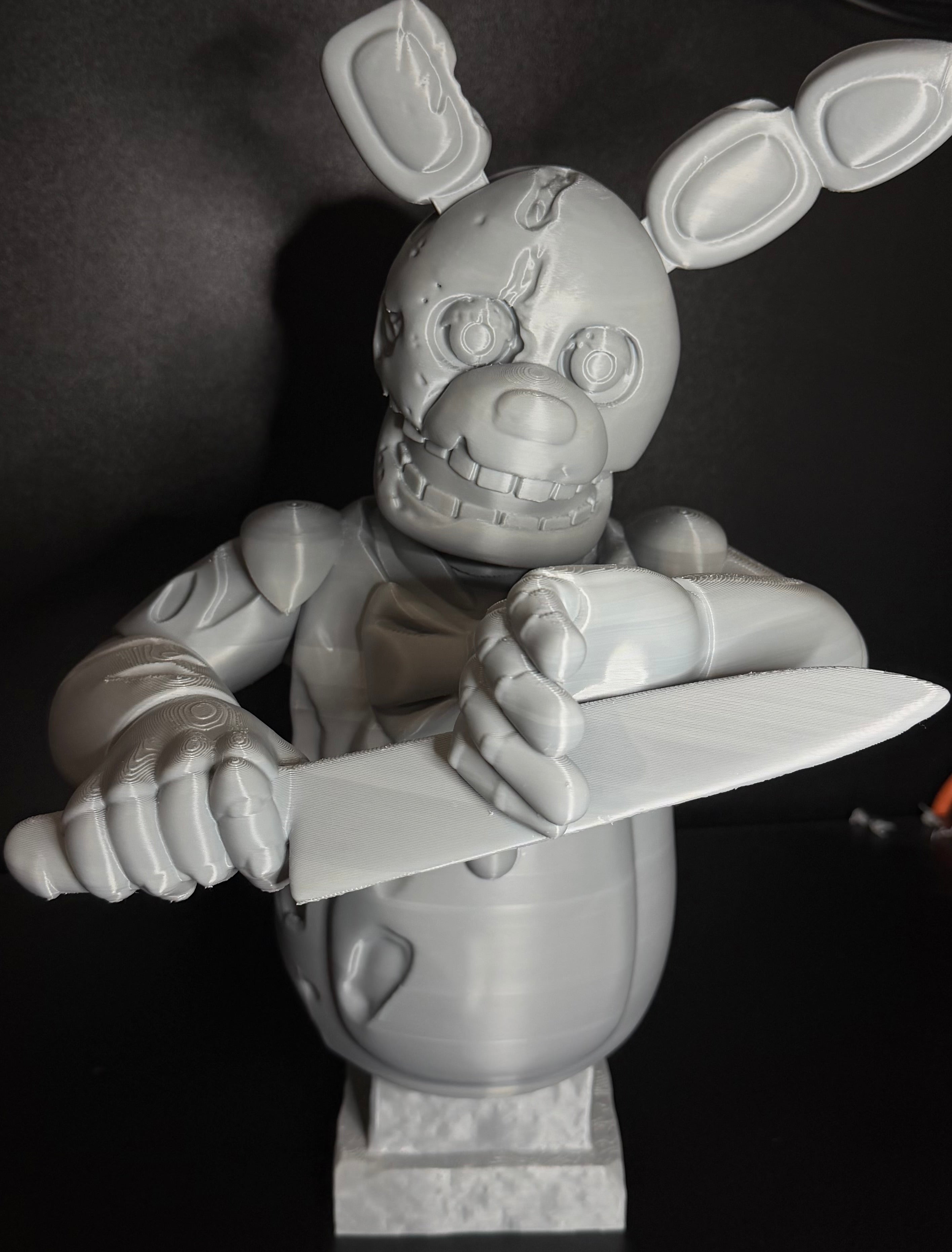 Yellow Rabbit LARGE Bust Iconic Knife Swipe FNAF Five Nights At Freddy’s