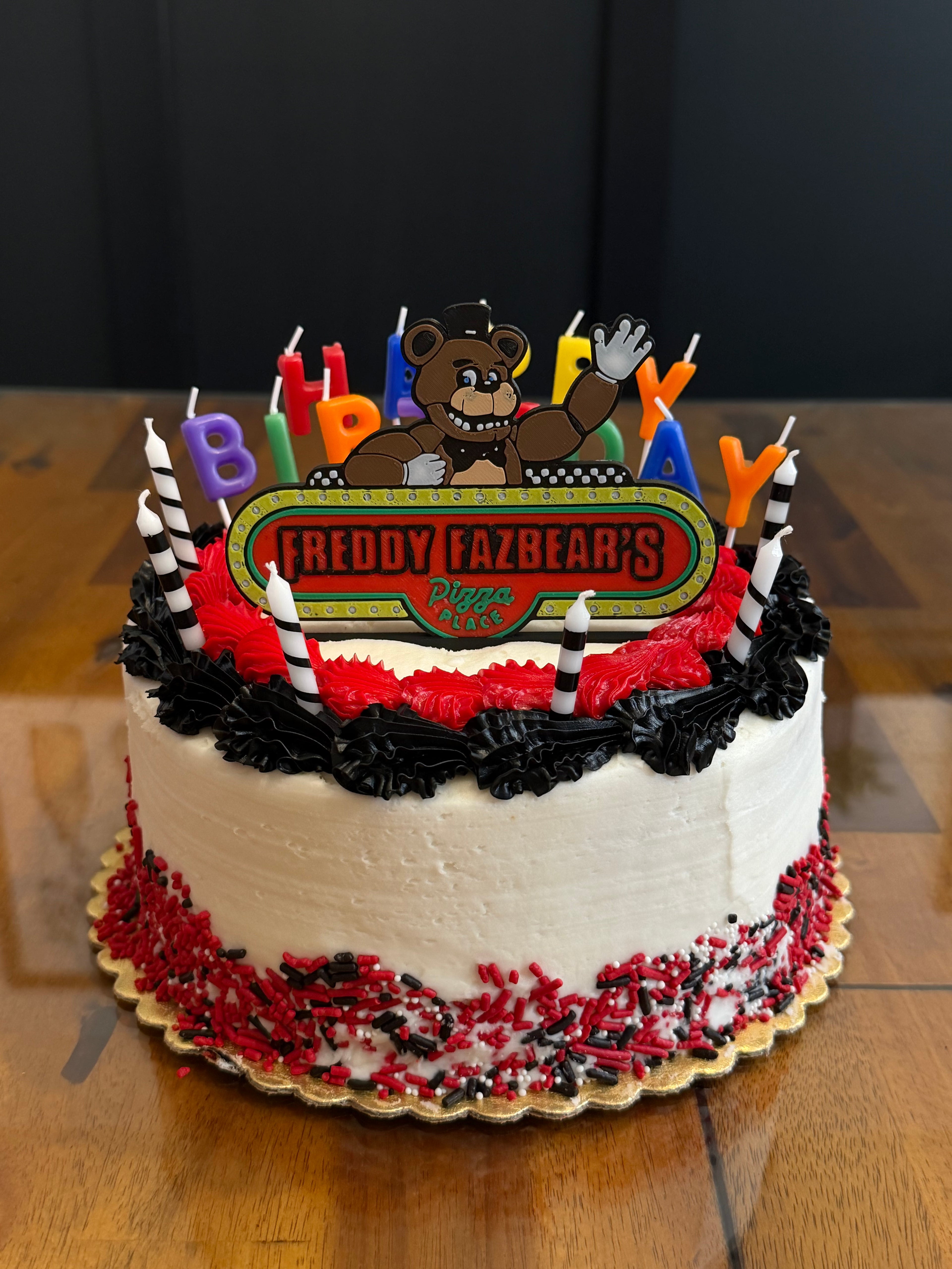 Five Nights At Freddy’s Cake Toppers FNAF Birthday Decorations