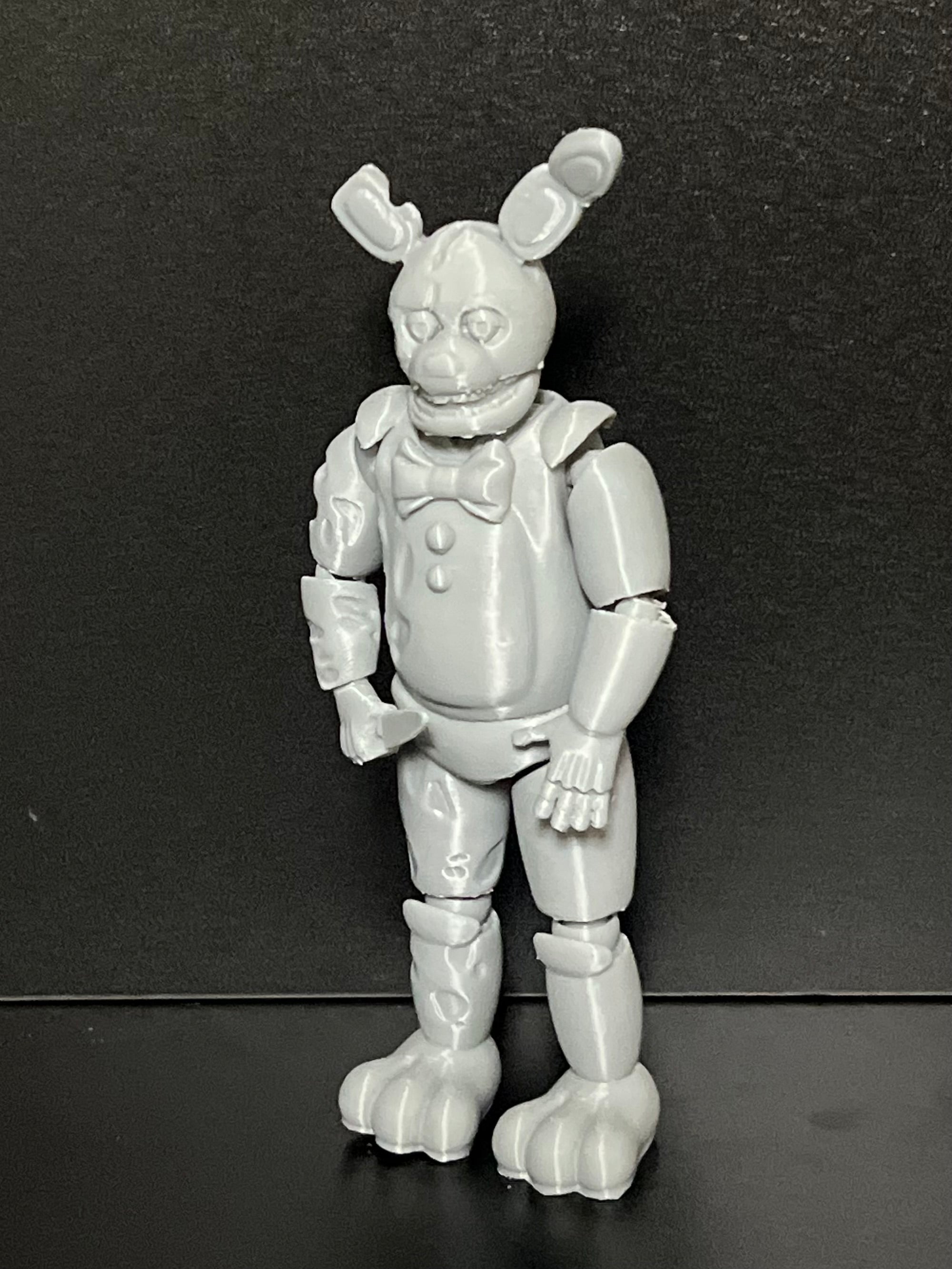 NEW Yellow Rabbit / Springtrap custom FNAF Five Nights At Freddy’s Figure