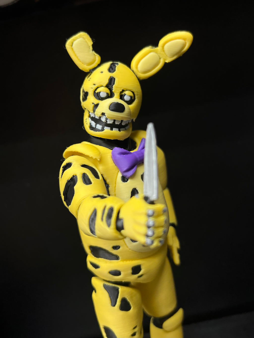 Yellow Rabbit / Springtrap FNAF Five Nights At Freddy’s Figure MATTHEW LILLARD