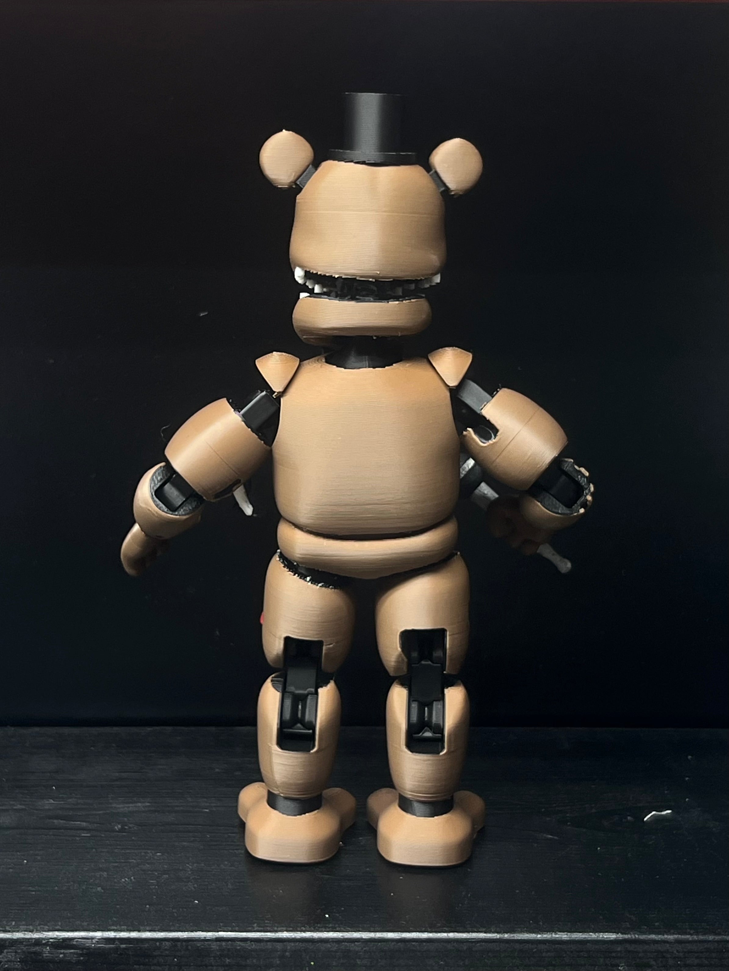 Withered Freddy Custom Articulating Figure! FNAF Five Nights At Freddy’s