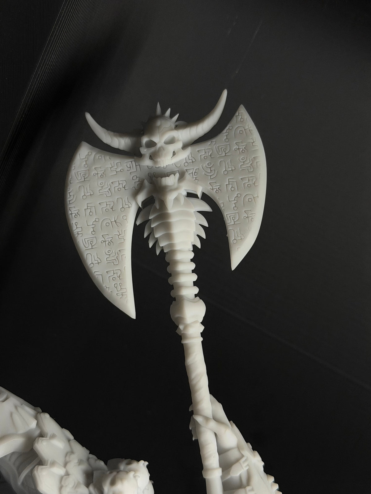Doom Eternal Marauder Statue Uncolored Resin Print