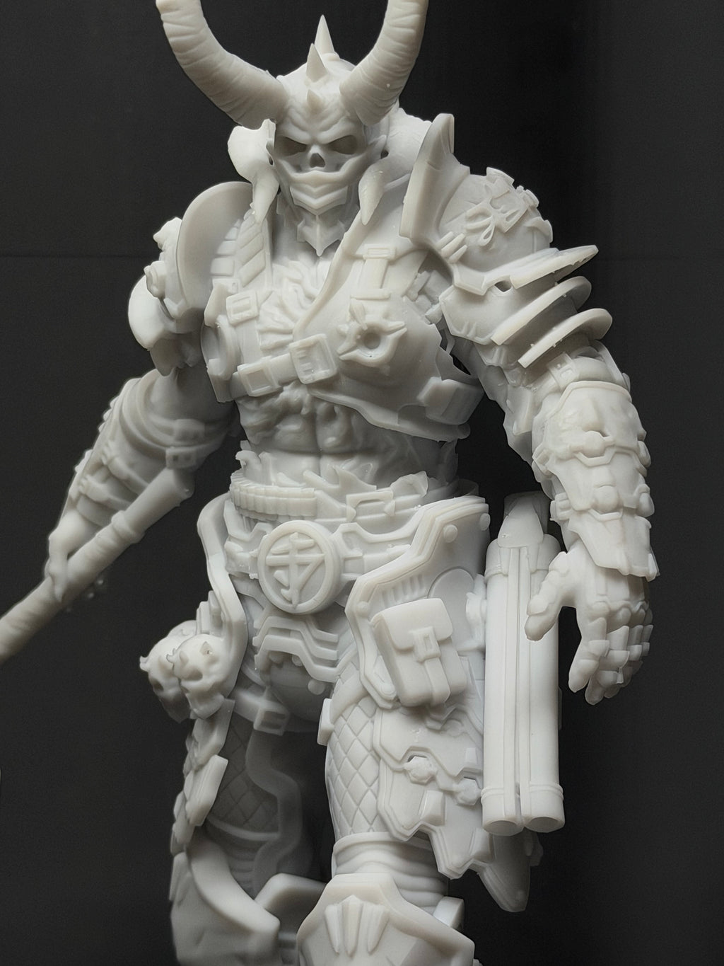 Doom Eternal Marauder Statue Uncolored Resin Print