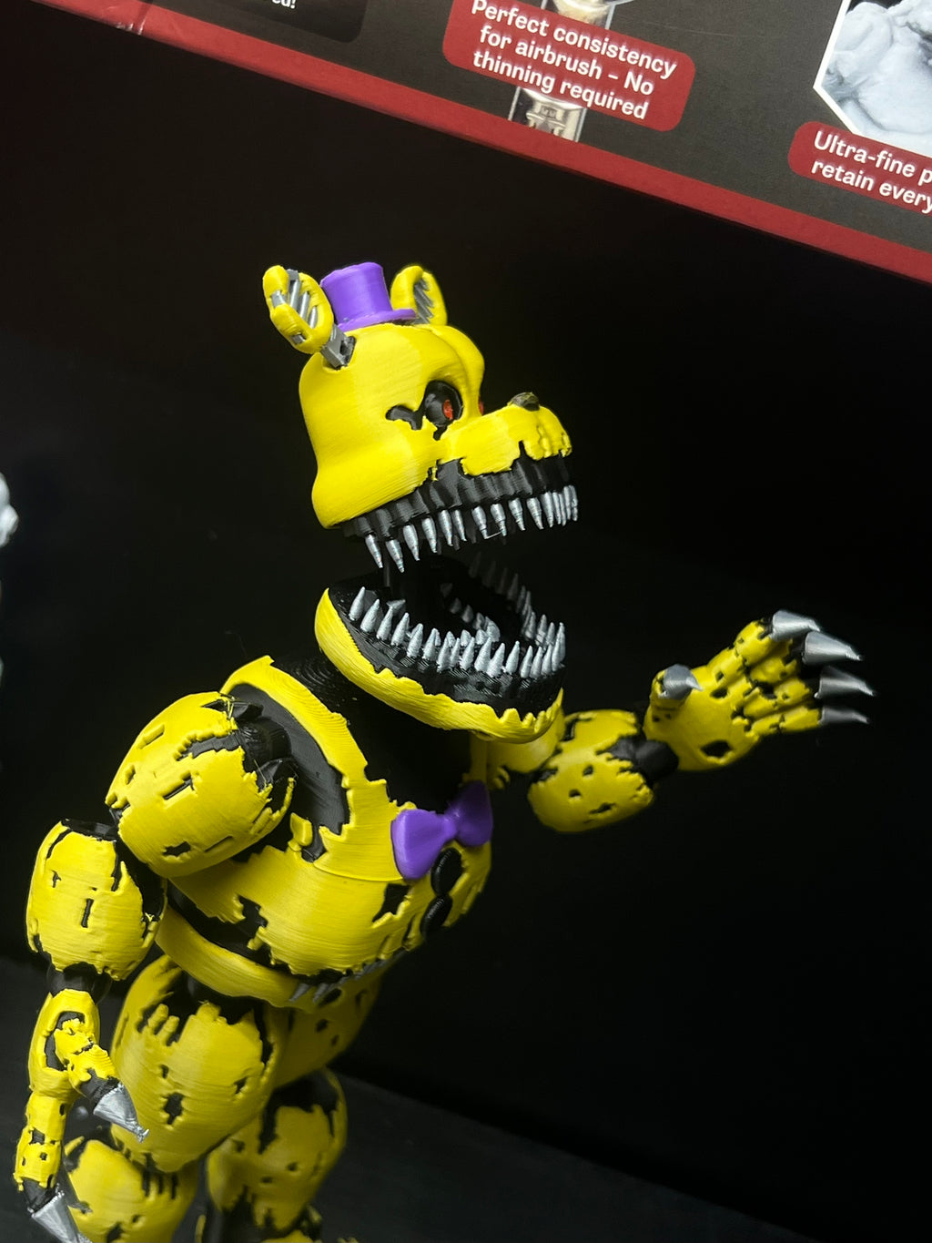 NIGHTMARE FREDBEAR color FNAF Five Nights At Freddy’s Figure
