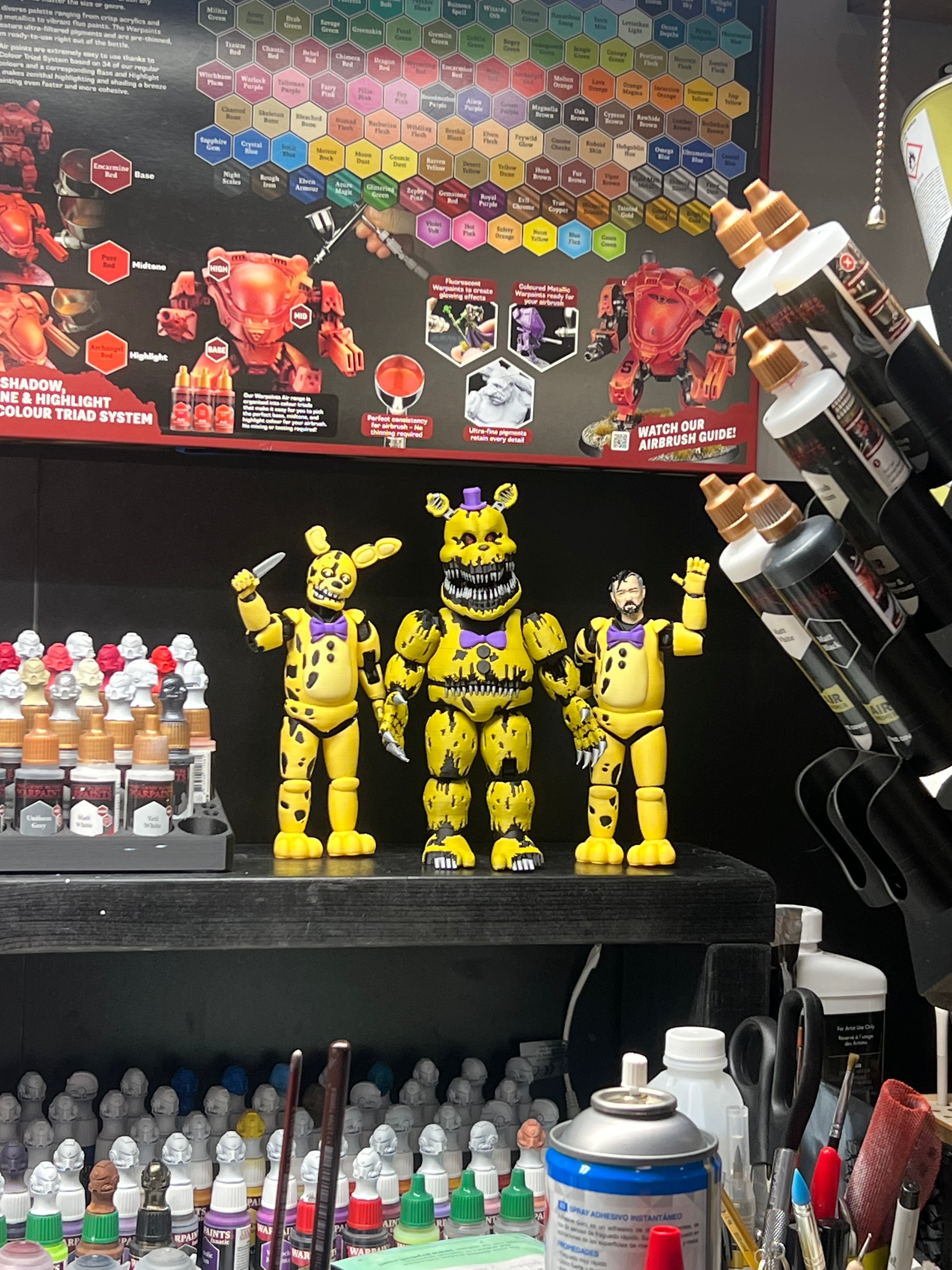 NIGHTMARE FREDBEAR color FNAF Five Nights At Freddy’s Figure