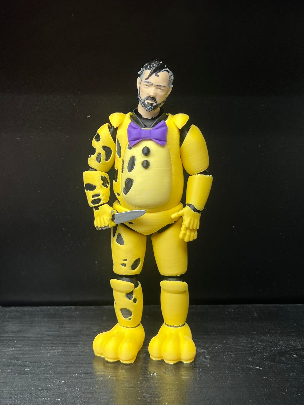 Yellow Rabbit / Springtrap FNAF Five Nights At Freddy’s Figure MATTHEW LILLARD