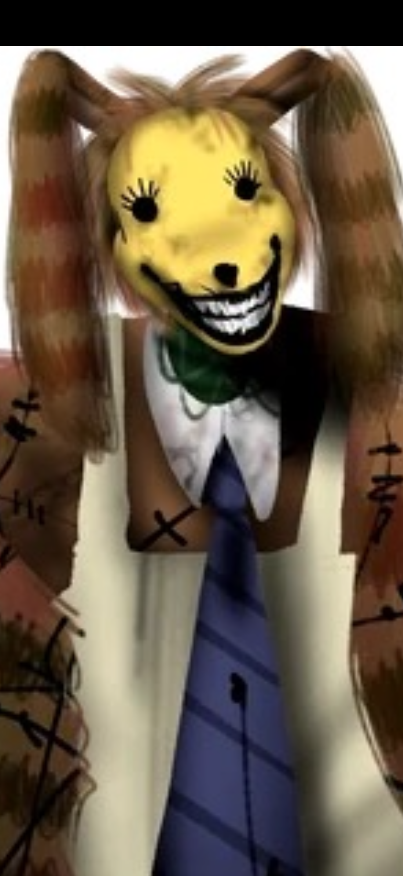 Pumpkin rabbit mask!