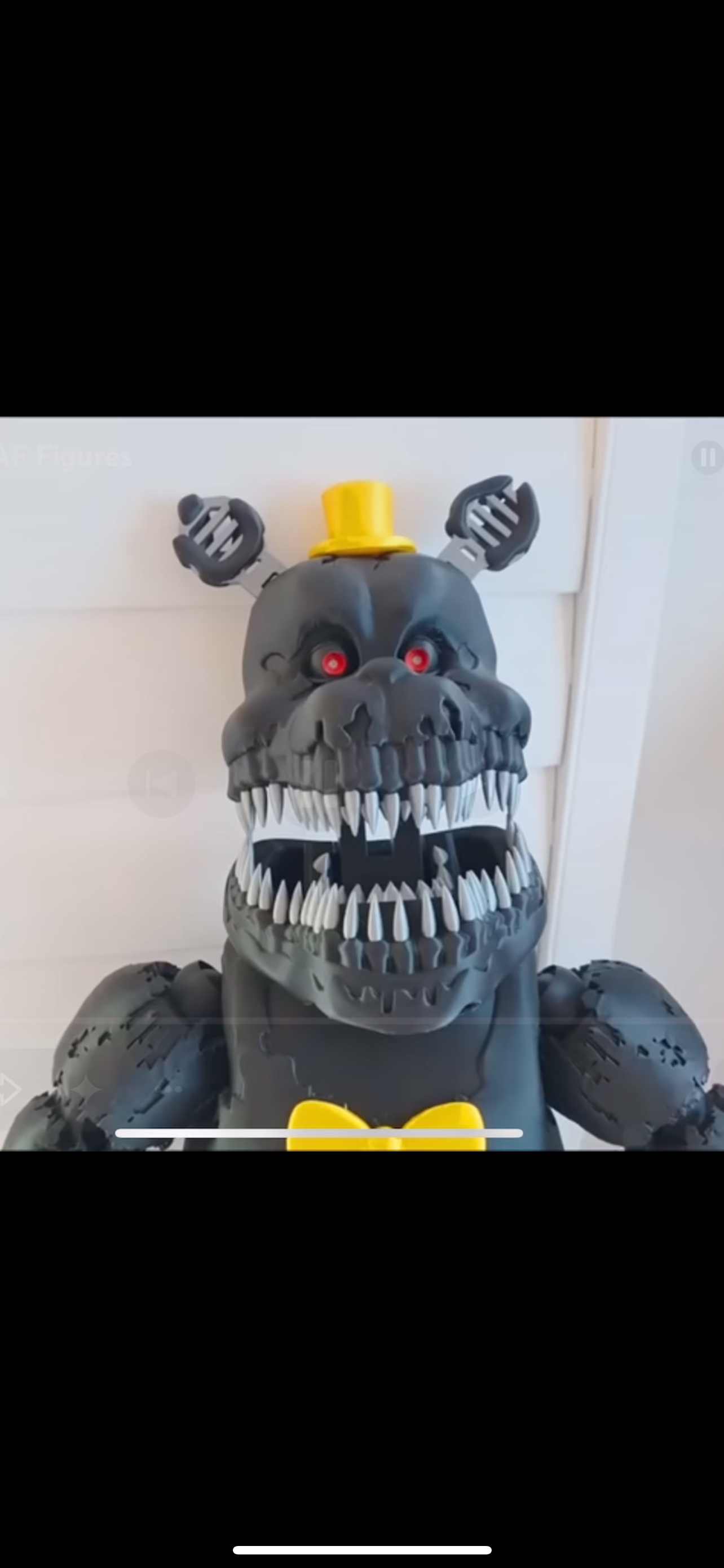 JUMBO NIGHTMARE FNAF Five Nights At Freddy’s Articulating Figure!!
