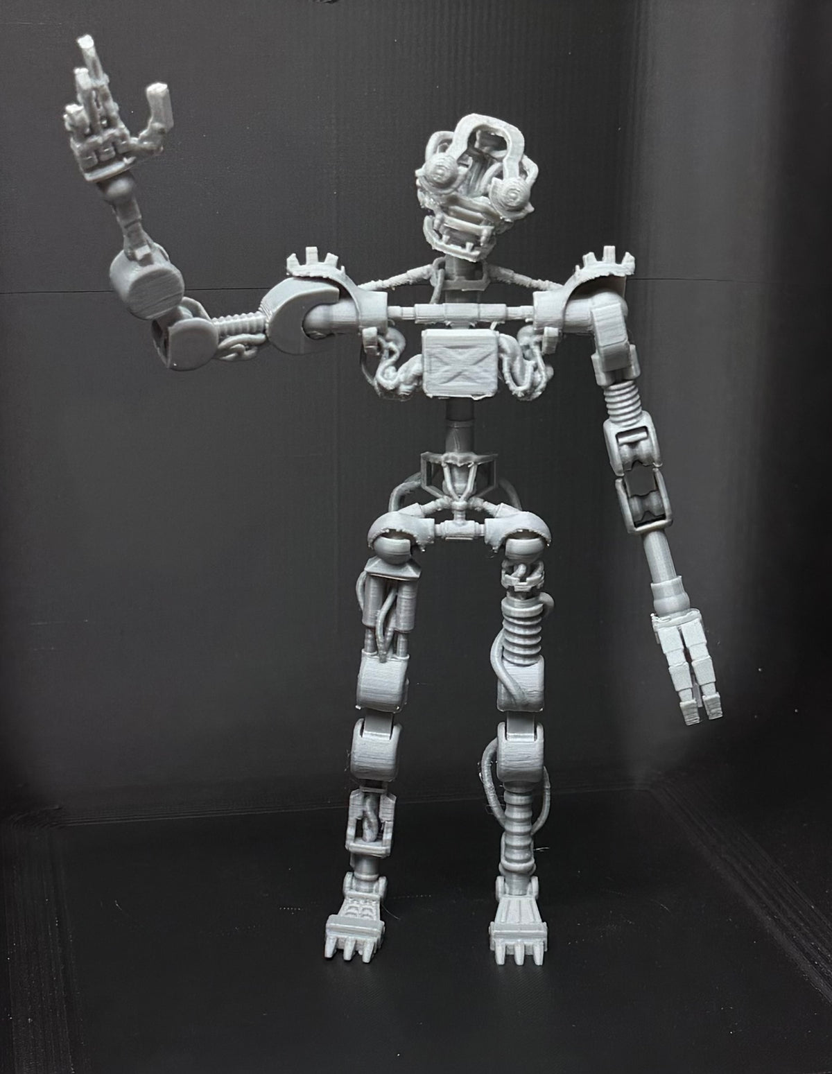 Secret Of The Mimic Uncolored Articulating Figure FNAF Five Nights At Freddy’s