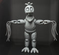 Withered Chica Custom Uncolored Articulating Figure FNAF Five Nights At Freddy’s