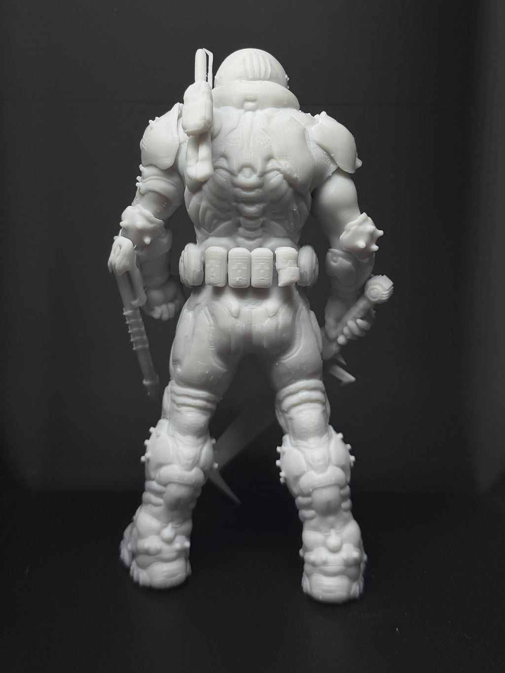 Doom Slayer Iconic Pose Statue From Doom Eternal