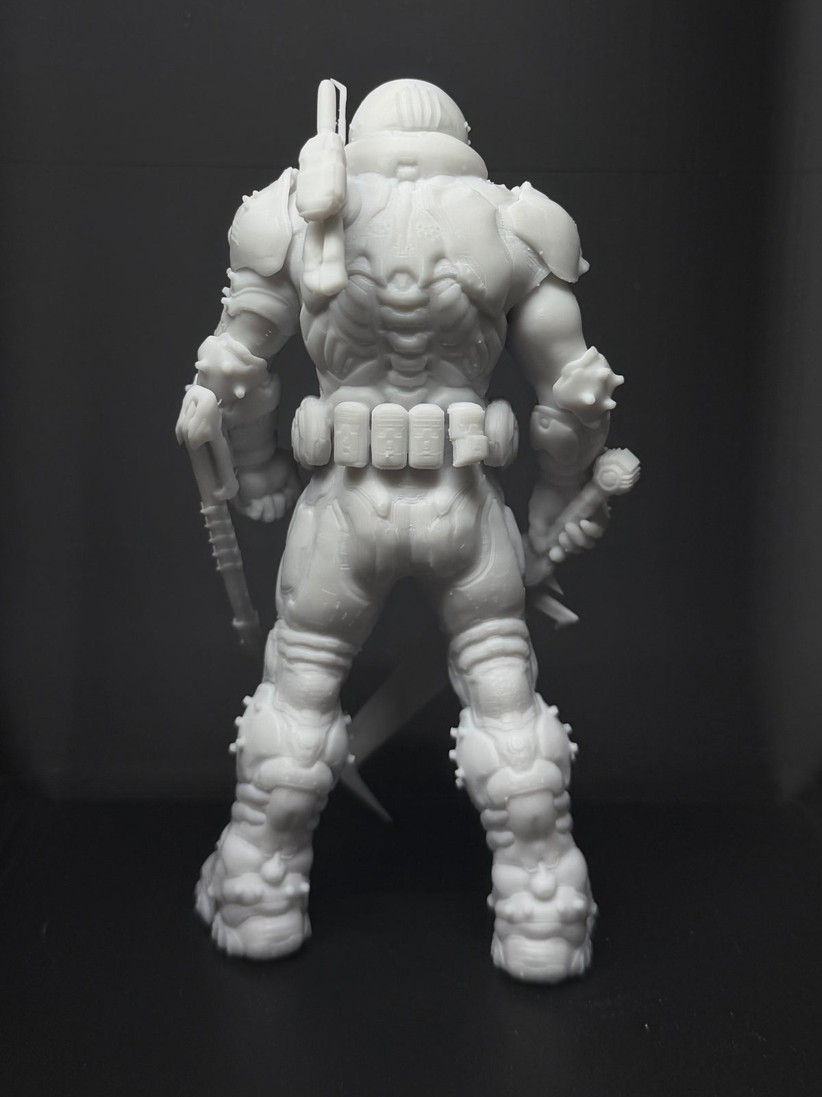 Doom Slayer Iconic Pose Statue From Doom Eternal