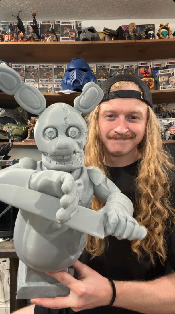 Yellow Rabbit LARGE Bust Iconic Knife Swipe FNAF Five Nights At Freddy’s