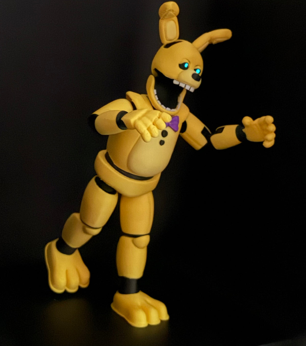 Spring Bonnie / Yellow Rabbit MOVIE Figure COLOR FNAF Five Nights At Freddy’s