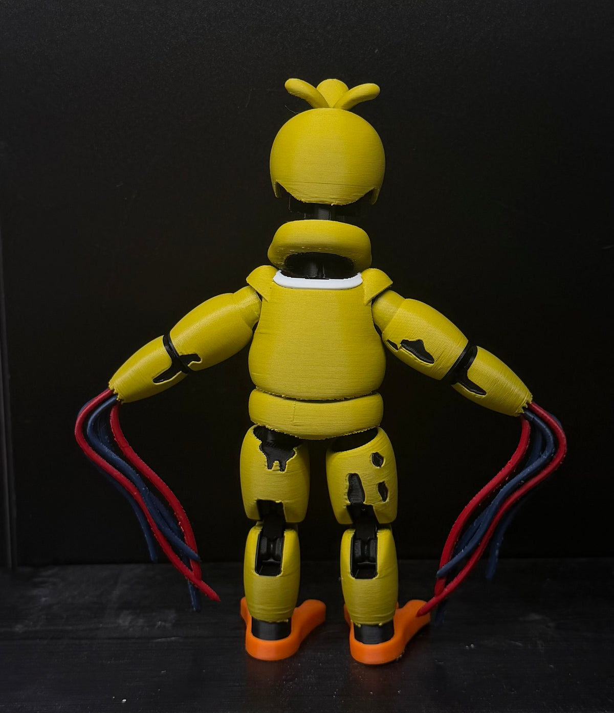 Withered Chica Custom Articulating Figure FNAF Five Nights At Freddy’s