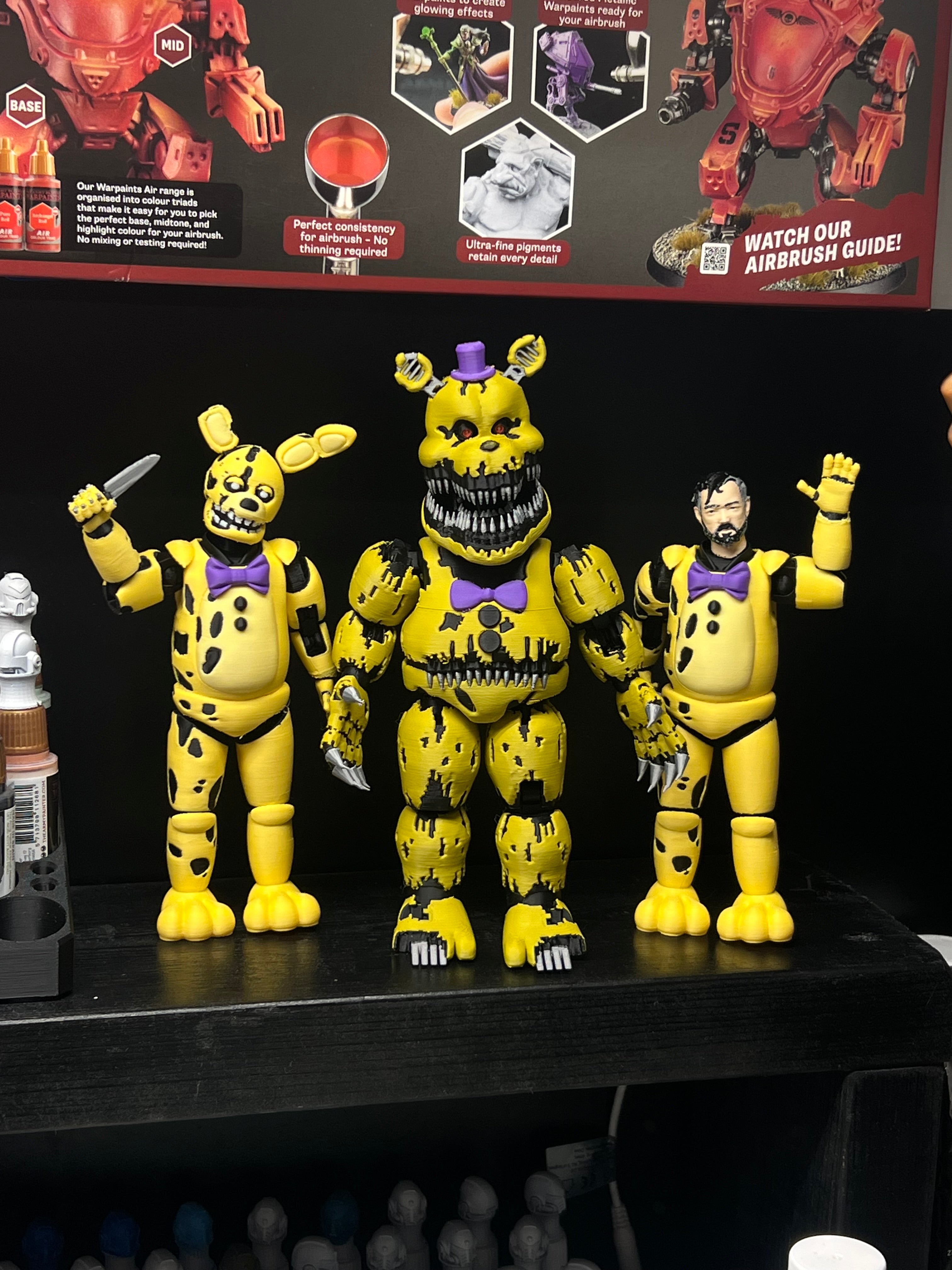 NIGHTMARE FREDBEAR color FNAF Five Nights At Freddy’s Figure