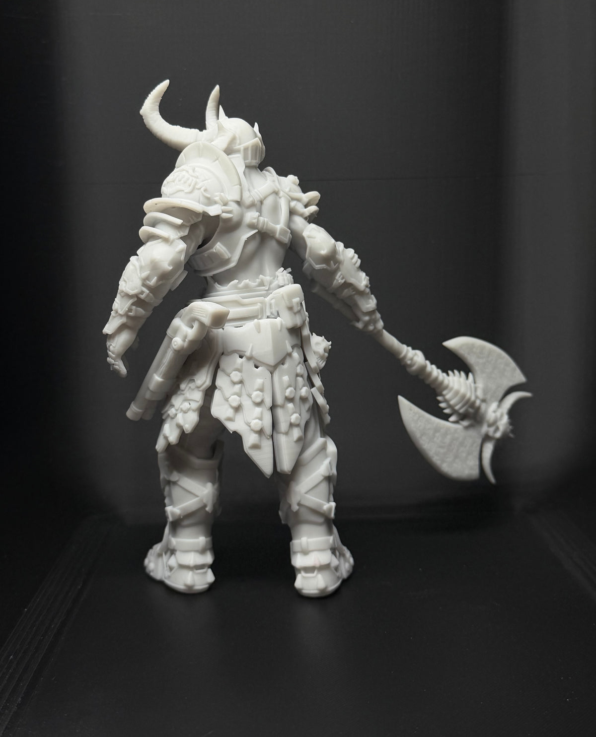 Doom Eternal Marauder Statue Uncolored Resin Print