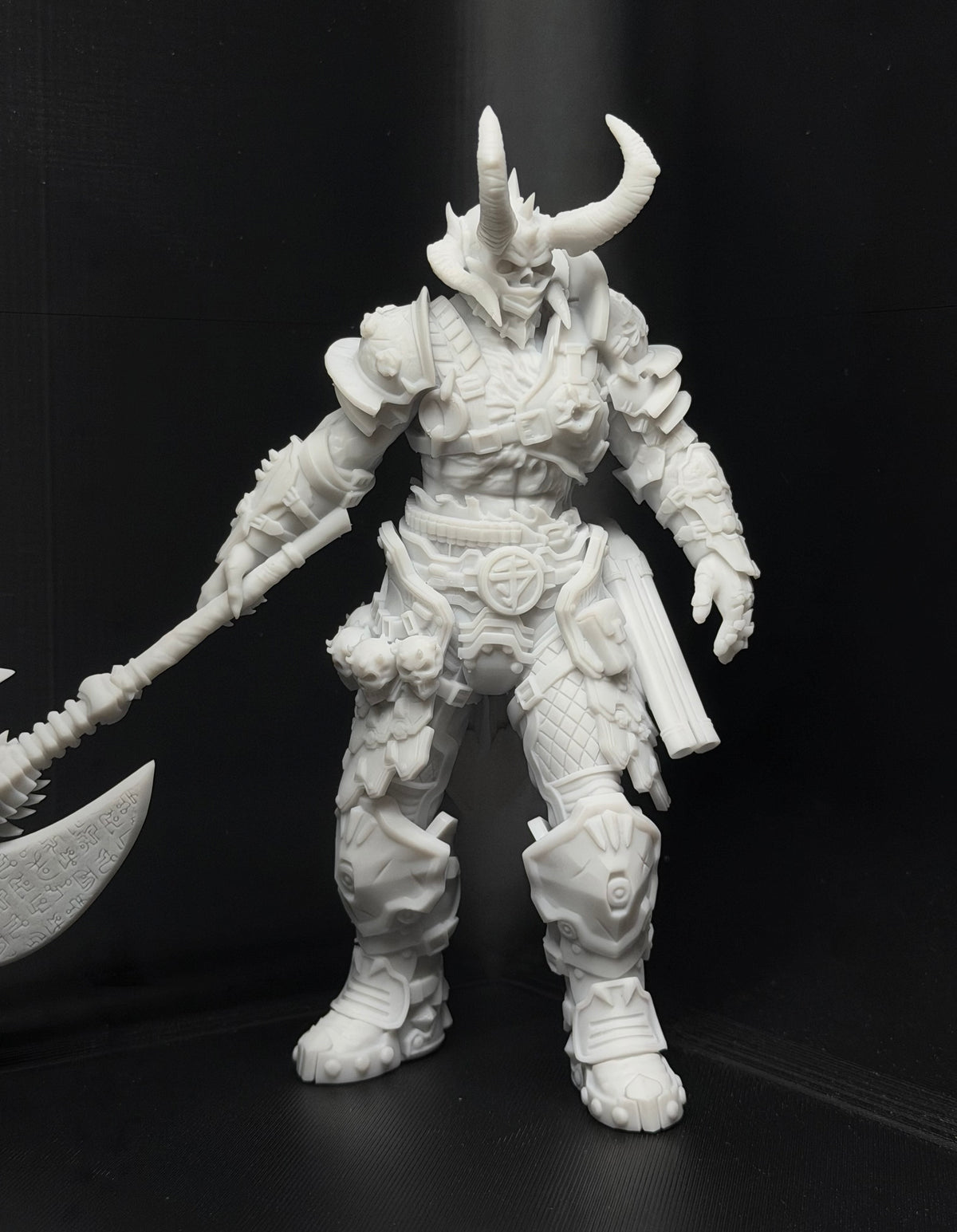 Doom Eternal Marauder Statue Uncolored Resin Print