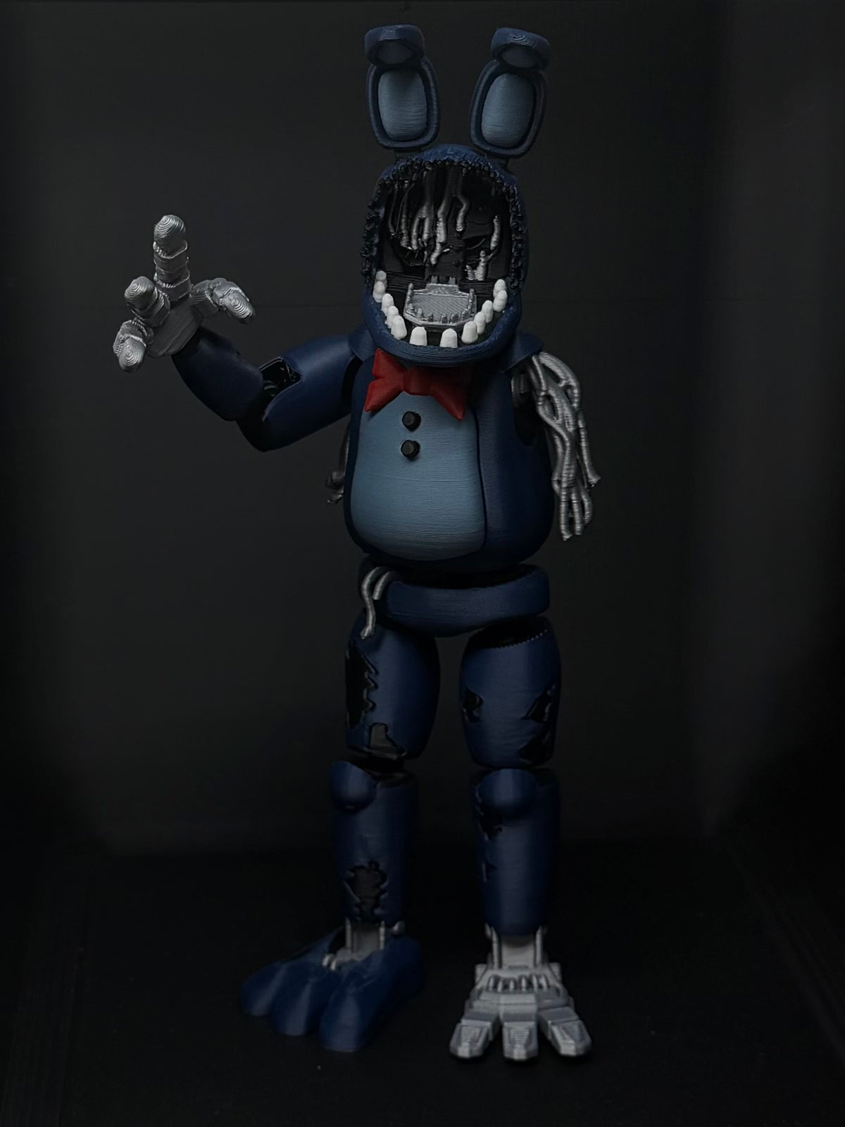 Withered Bonnie Custom Articulating Figure FNAF Five Nights At Freddy’s