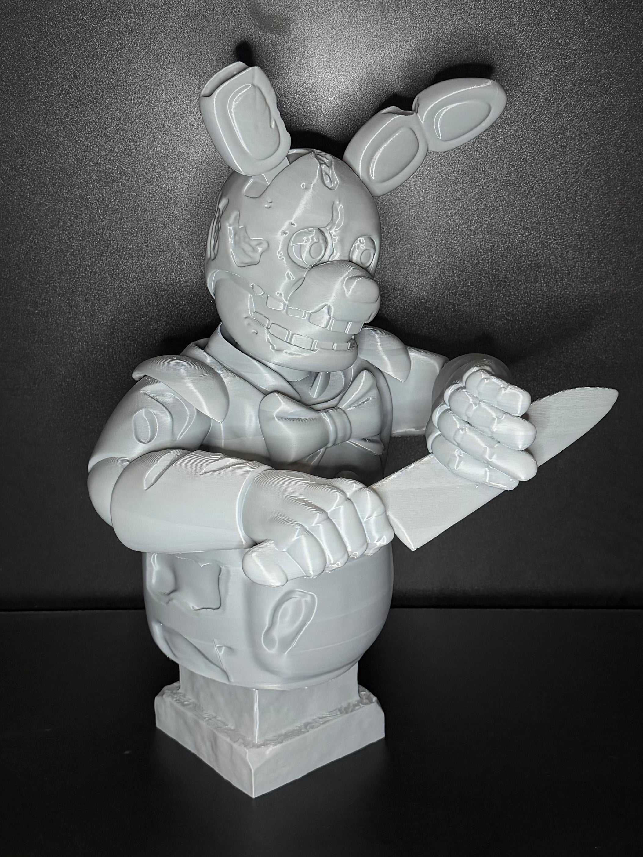 Yellow Rabbit LARGE Bust Iconic Knife Swipe FNAF Five Nights At Freddy’s