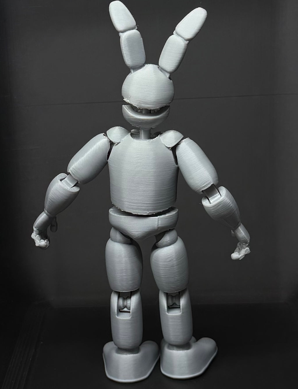 OG SpringBonnie Custom Uncolored Articulating Figure FNAF Five Nights At Freddys