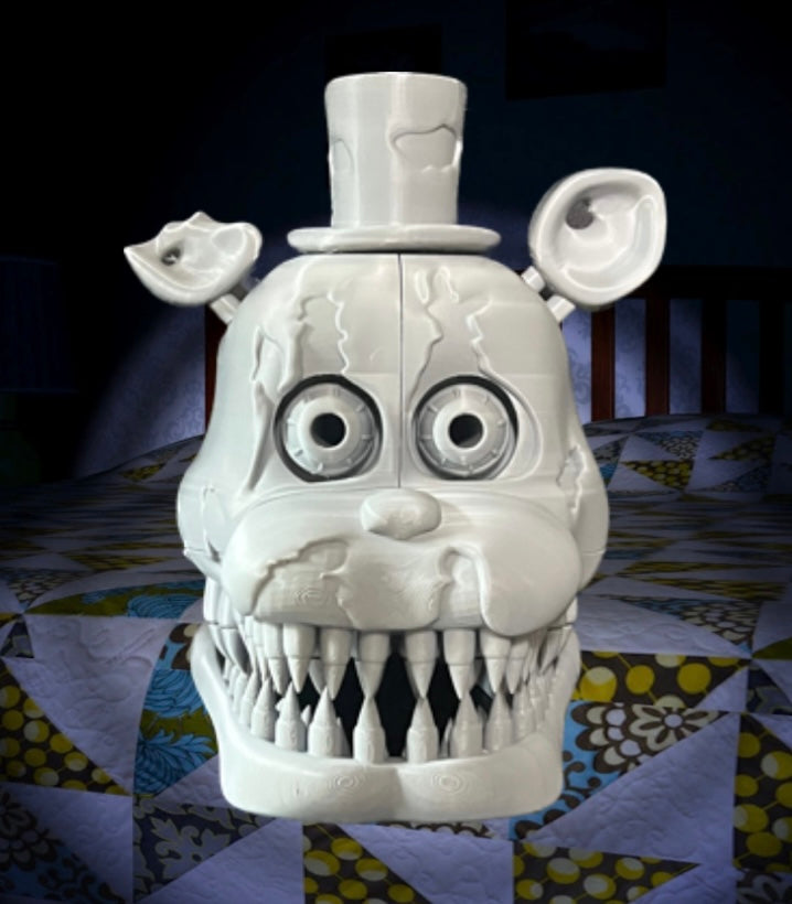 Nightmare Freddy FULL HELMET FNAF Five Nights At Freddy’s