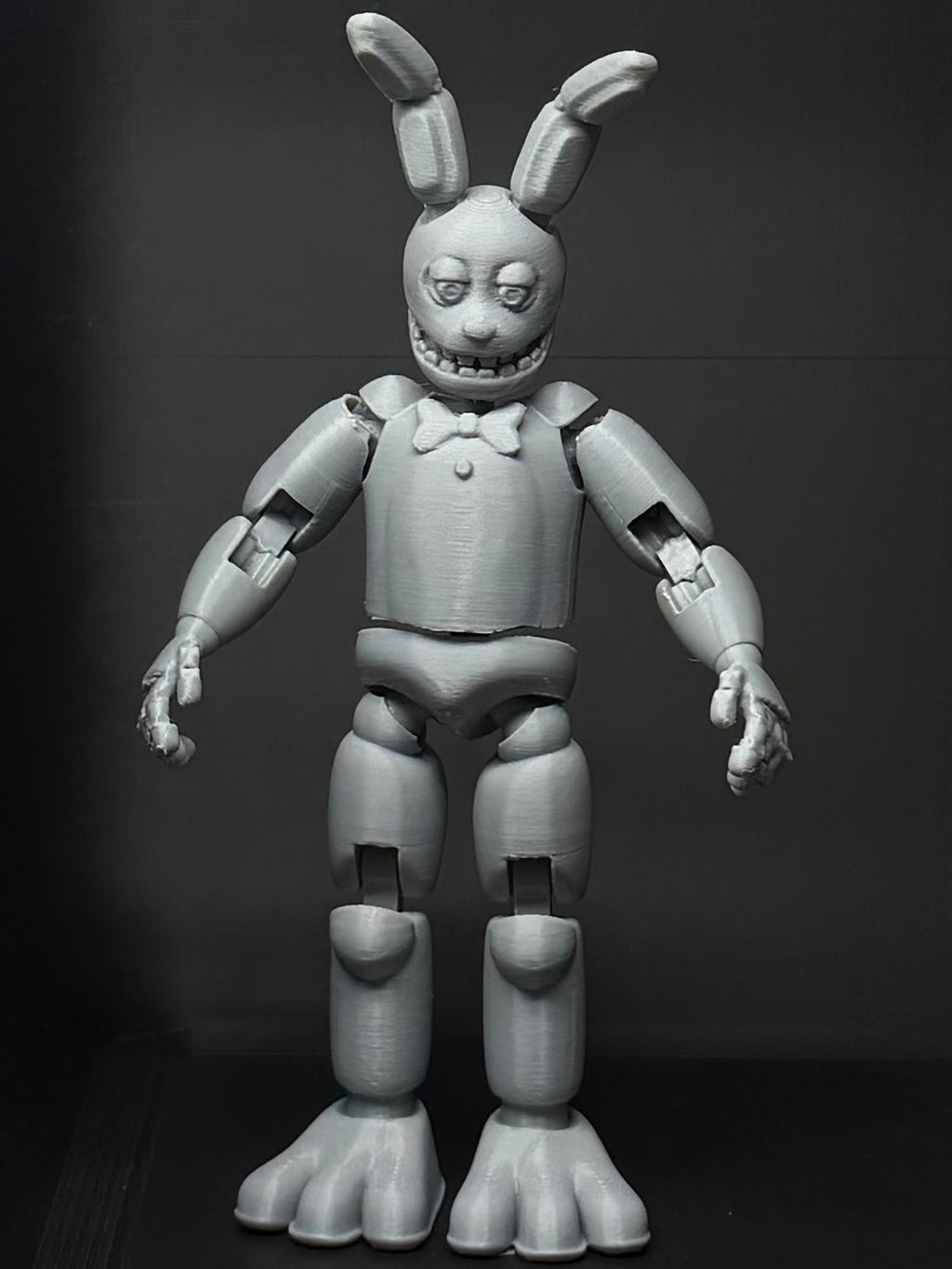 OG SpringBonnie Custom Uncolored Articulating Figure FNAF Five Nights At Freddys