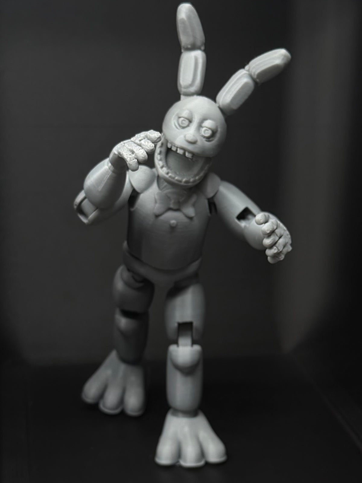 OG SpringBonnie Custom Uncolored Articulating Figure FNAF Five Nights At Freddys