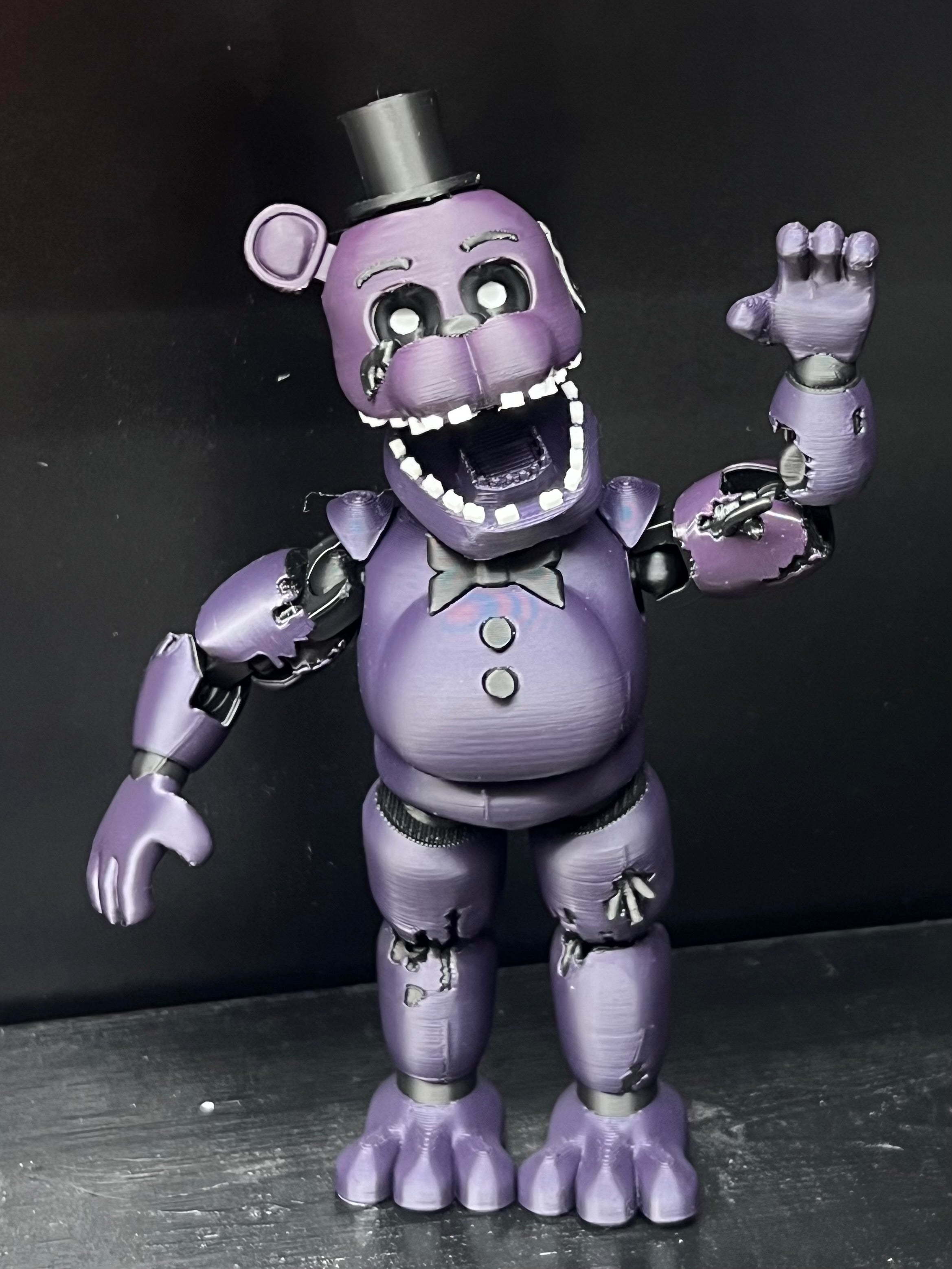 Shadow Freddy Custom Articulating Figure FNAF Five Nights At Freddy’s