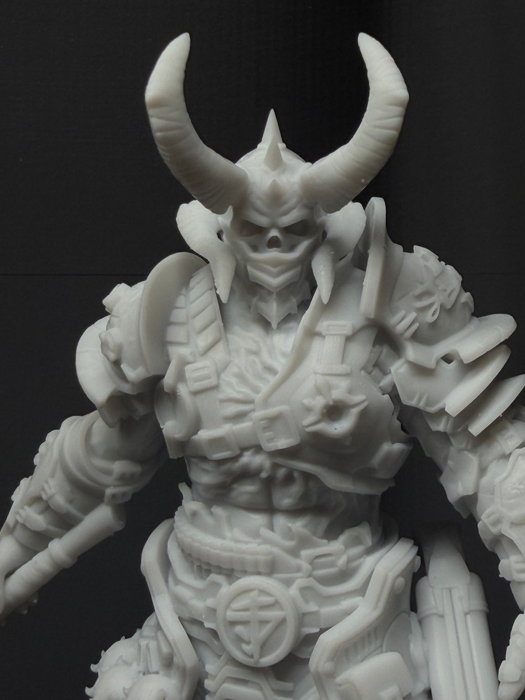 Doom Eternal Marauder Statue Uncolored Resin Print