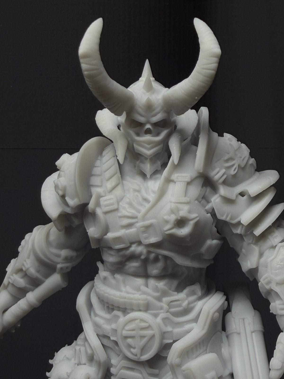 Doom Eternal Marauder Statue Uncolored Resin Print