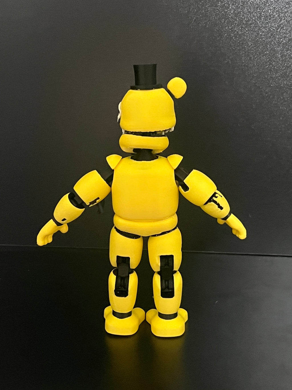 Golden Freddy Custom Articulating Figure FNAF Five Nights At Freddy’s