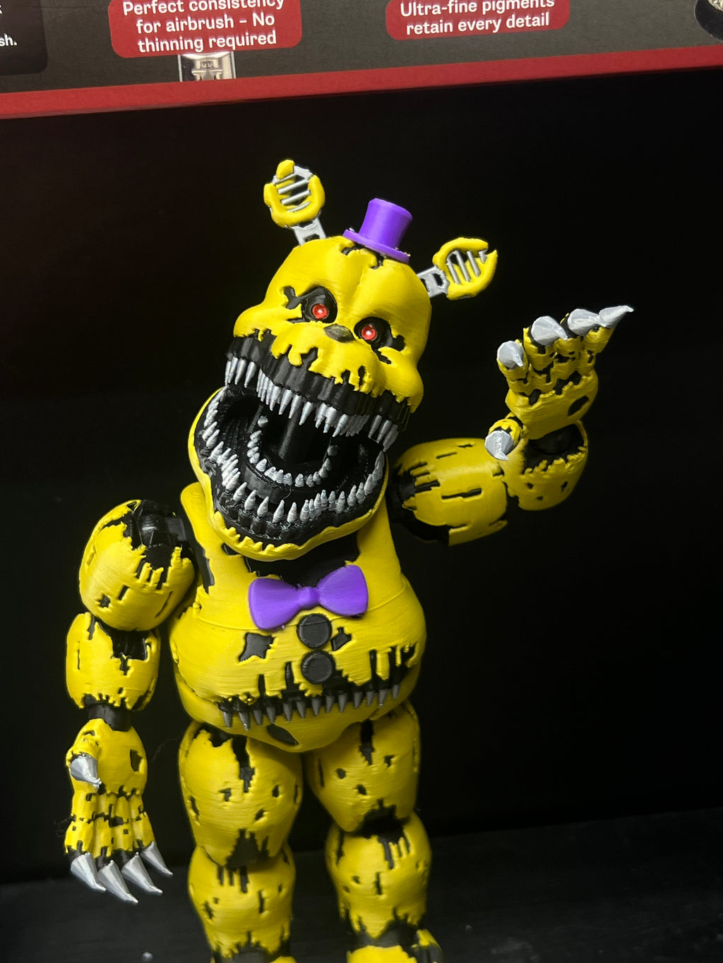 NIGHTMARE FREDBEAR color FNAF Five Nights At Freddy’s Figure