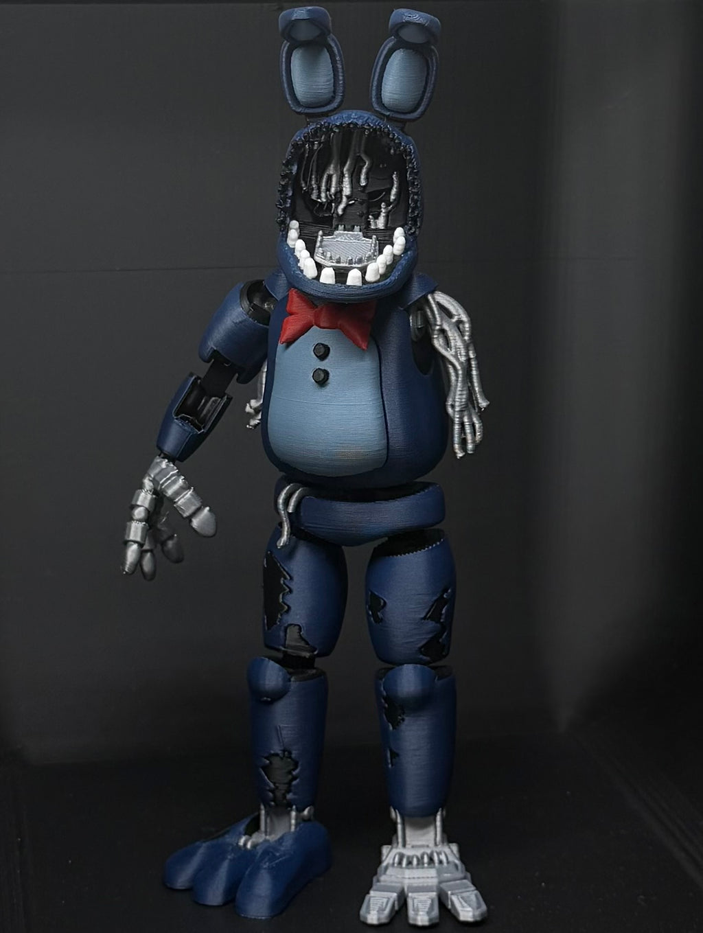 Withered Bonnie Custom Articulating Figure FNAF Five Nights At Freddy’s