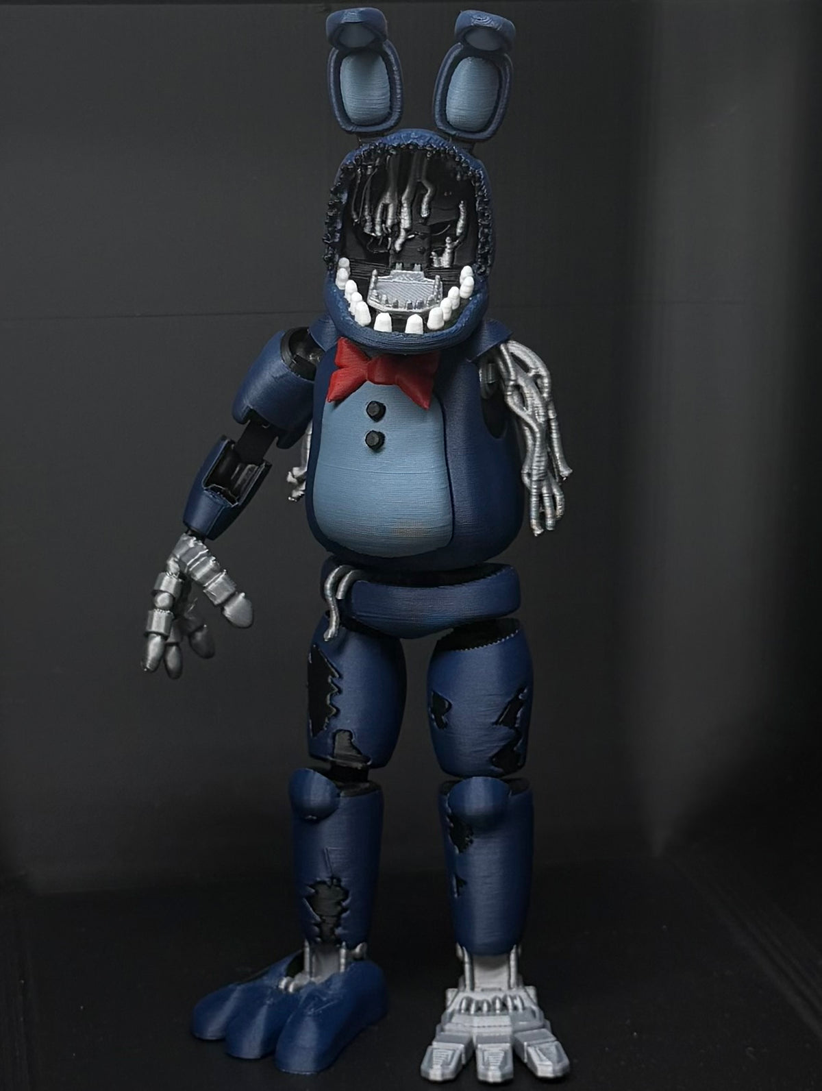 Withered Bonnie Custom Articulating Figure FNAF Five Nights At Freddy’s