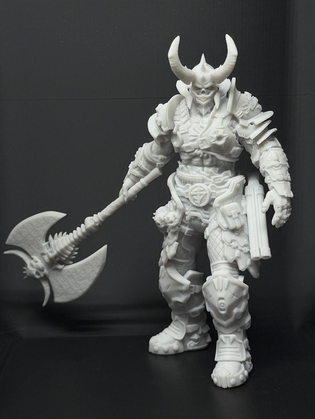 Doom Eternal Marauder Statue Uncolored Resin Print