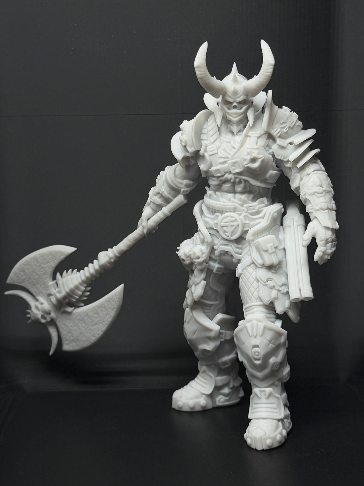 Doom Eternal Marauder Statue Uncolored Resin Print