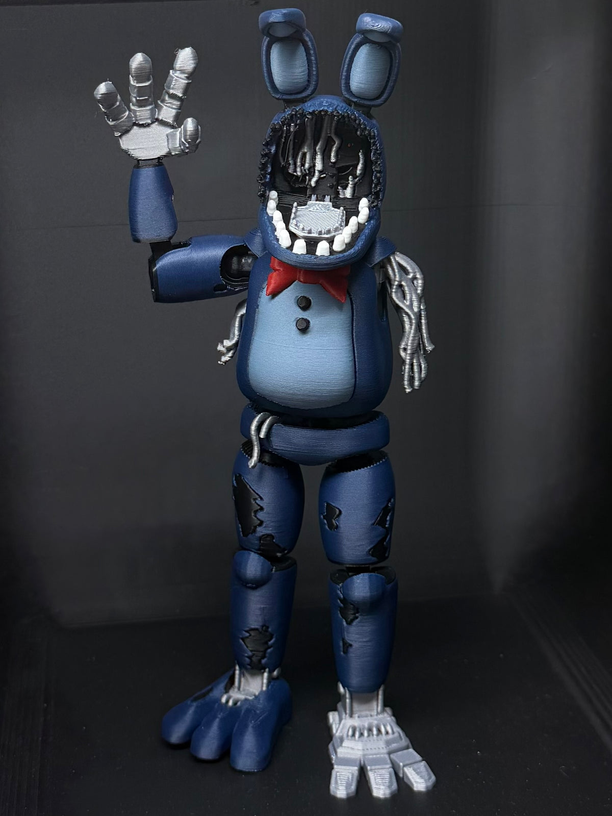 Withered Bonnie Custom Articulating Figure FNAF Five Nights At Freddy’s