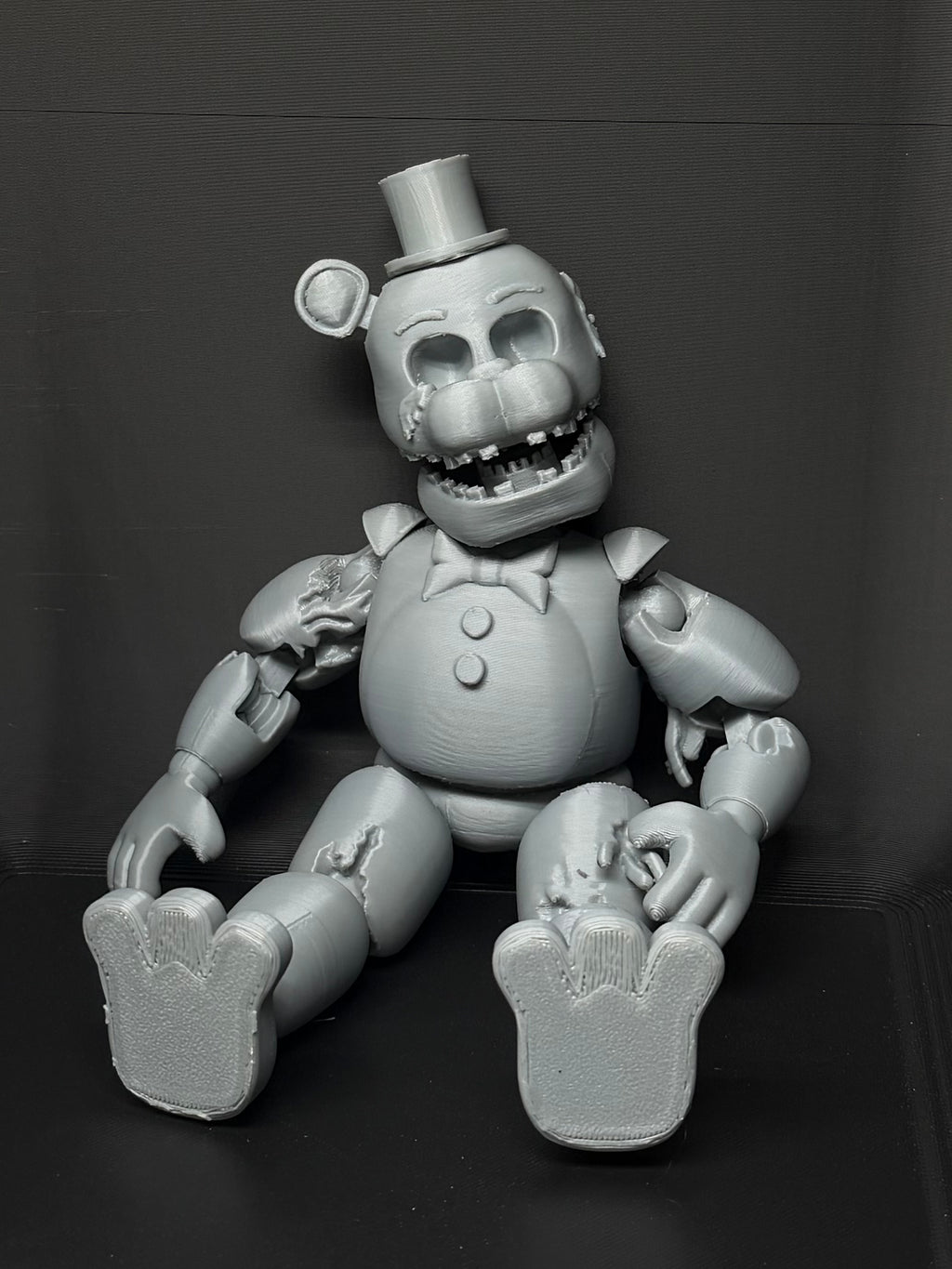 Golden Freddy / Shadow Freddy Custom Uncolored Articulating Figure! FNAF