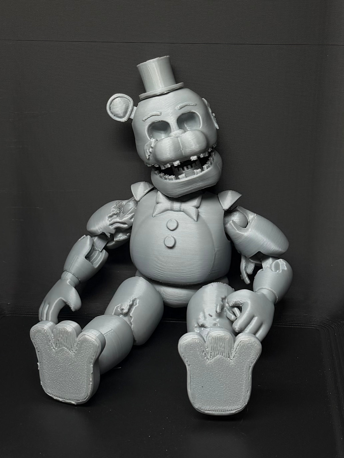 Golden Freddy / Shadow Freddy Custom Uncolored Articulating Figure! FNAF