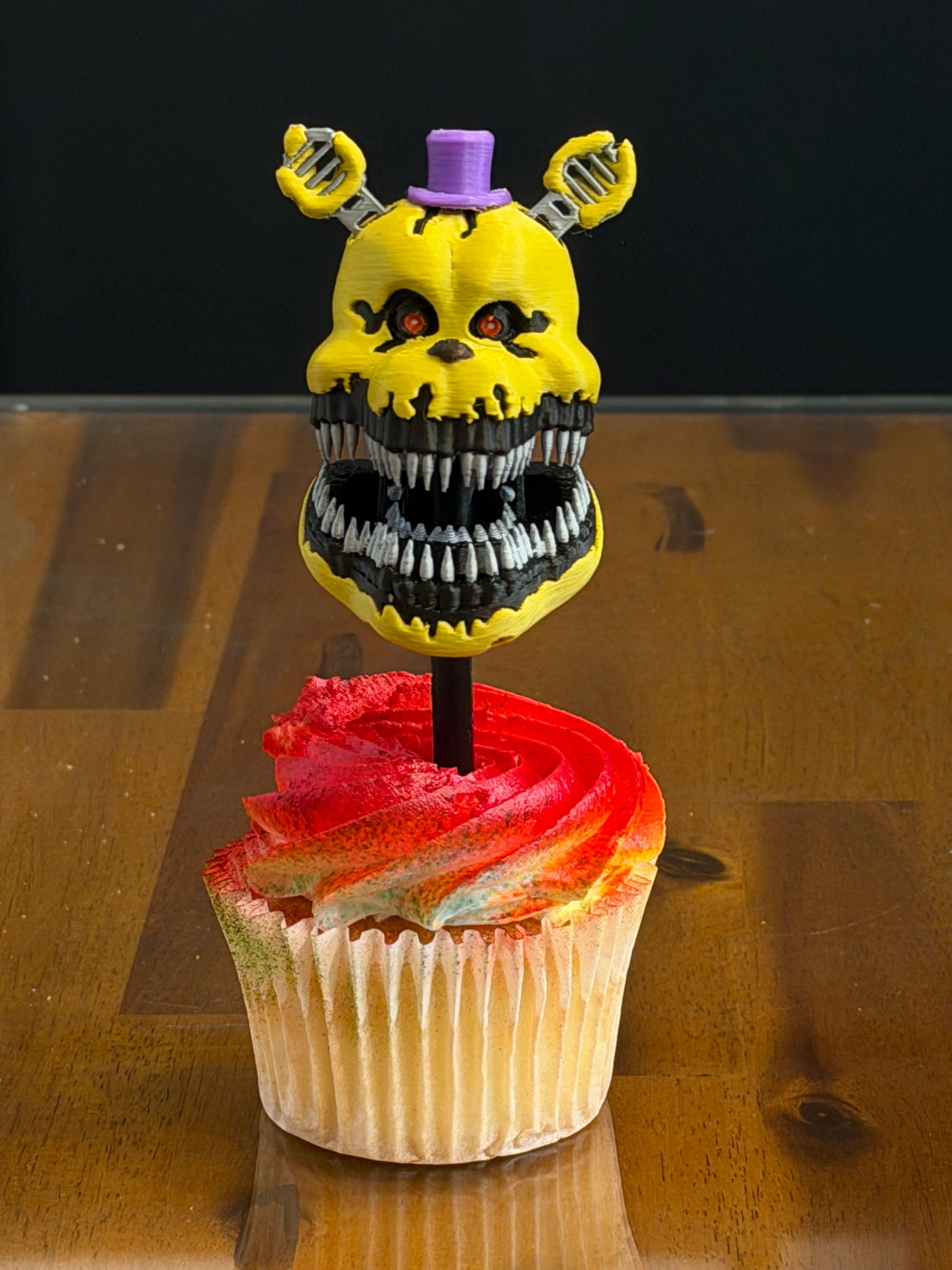 Five Nights At Freddy’s Cake Toppers FNAF Birthday Decorations