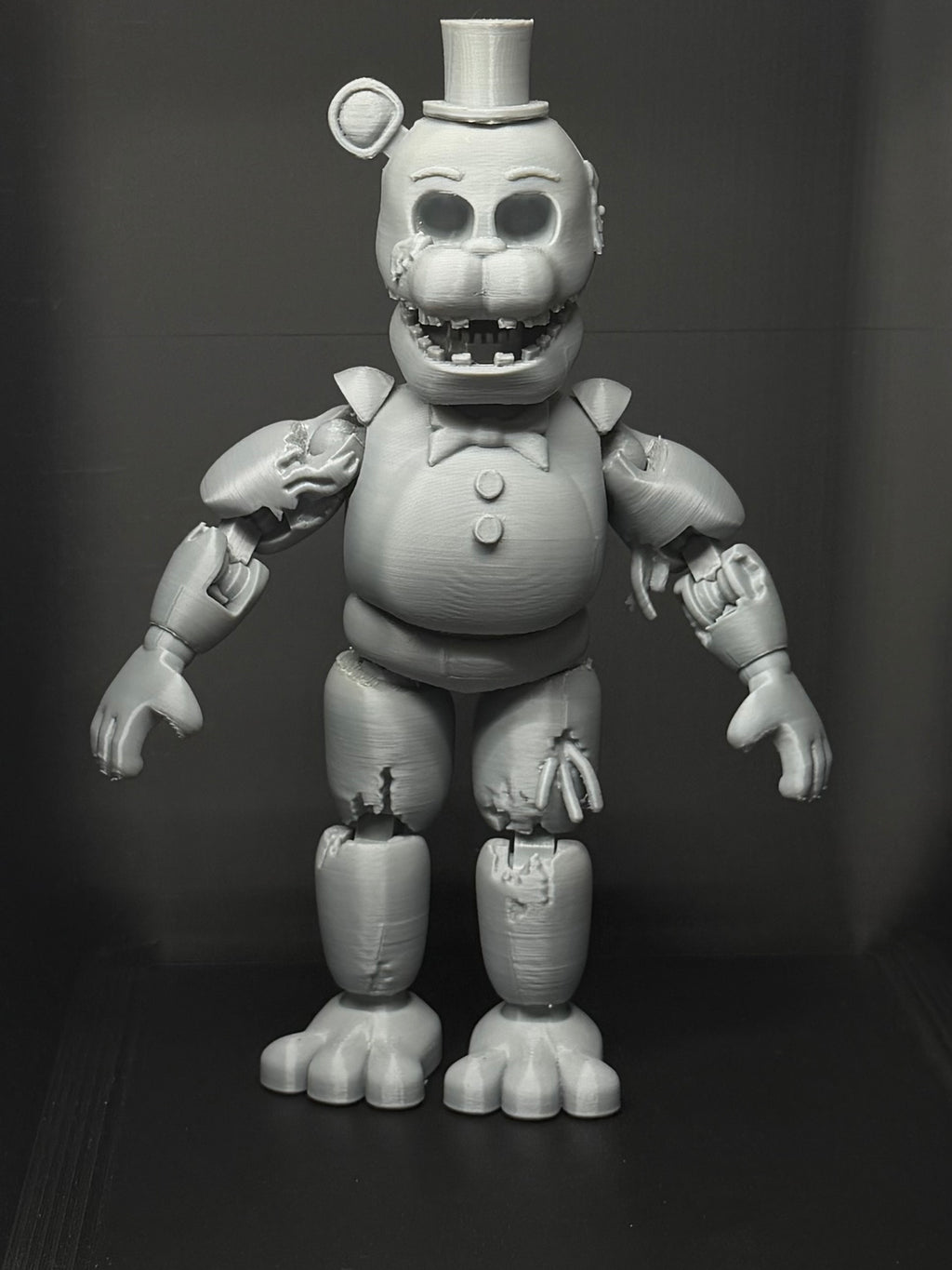Golden Freddy / Shadow Freddy Custom Uncolored Articulating Figure! FNAF