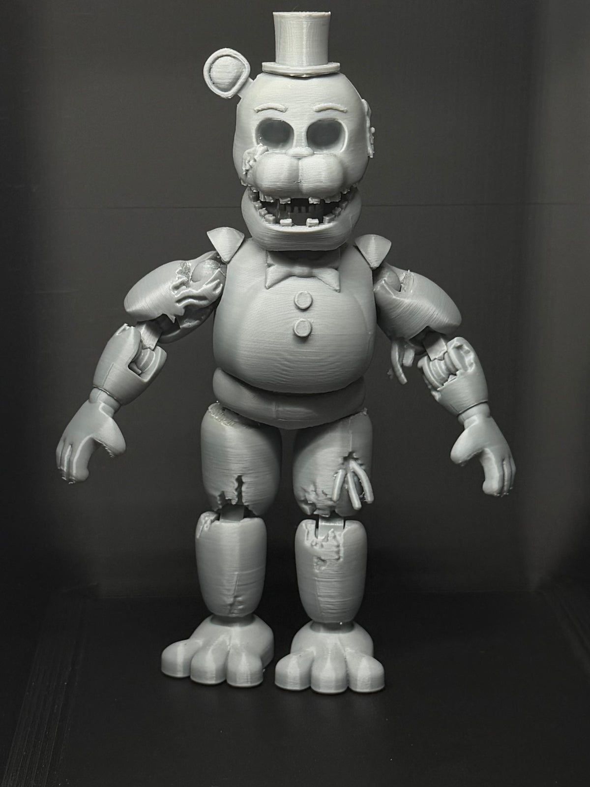Golden Freddy / Shadow Freddy Custom Uncolored Articulating Figure! FNAF