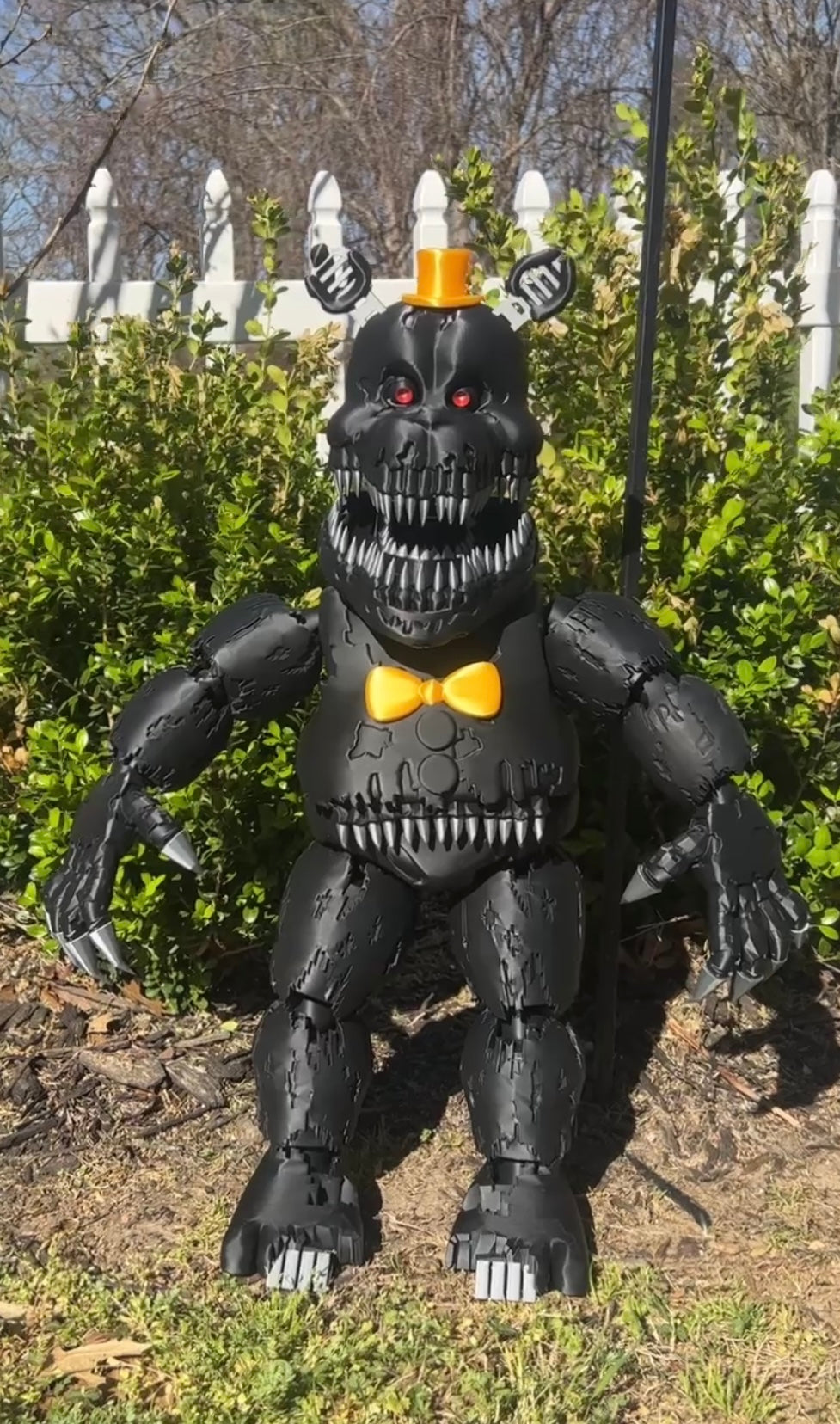 JUMBO NIGHTMARE FNAF Five Nights At Freddy’s Articulating Figure!!
