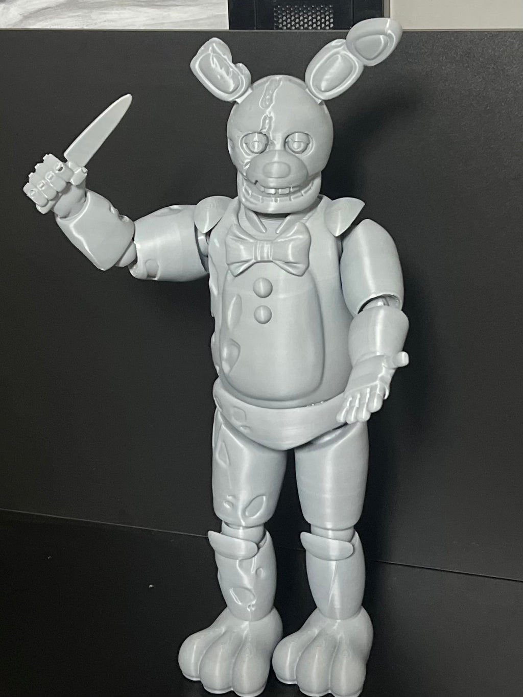 JUMBO Yellow Rabbit / Springtrap Articulating Figure FNAF Five Nights At Freddys