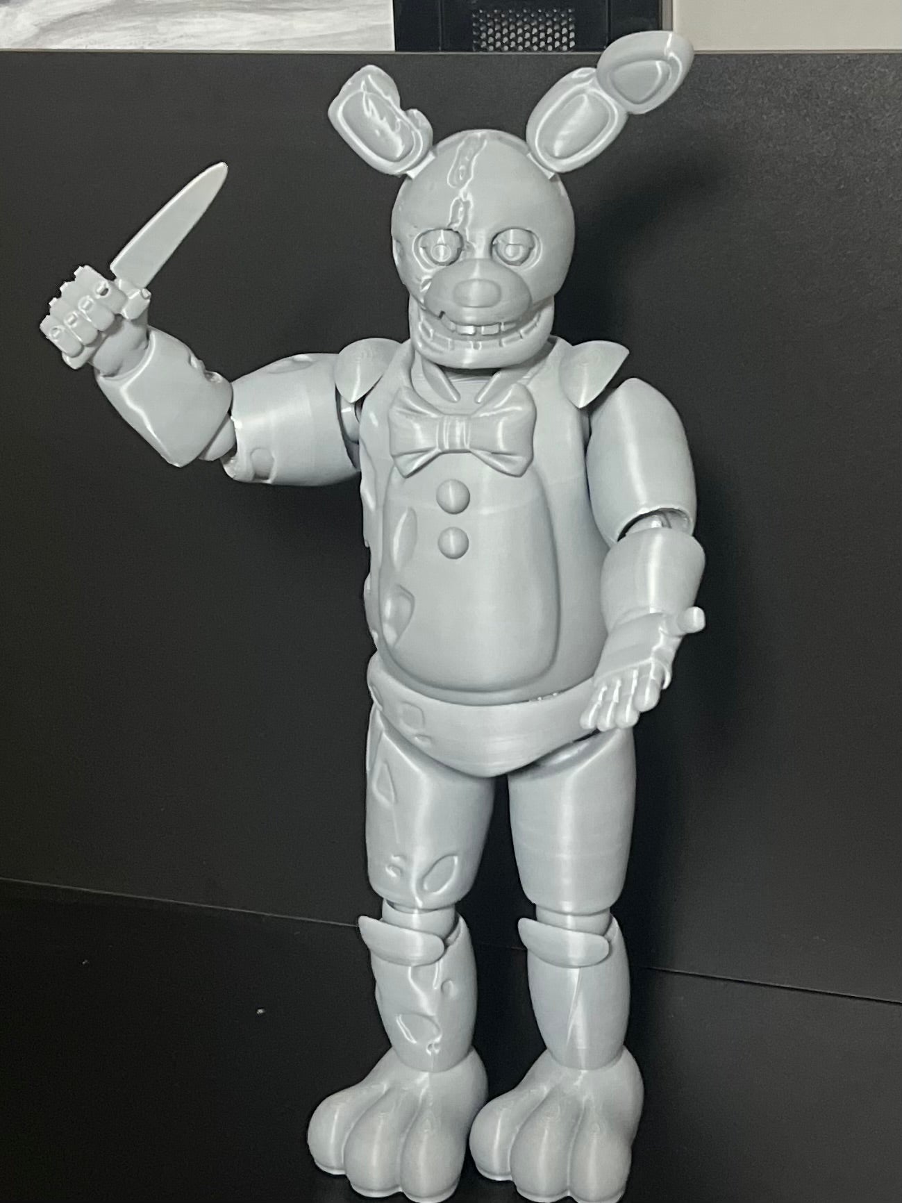 JUMBO Yellow Rabbit / Springtrap Articulating Figure FNAF Five Nights At Freddys