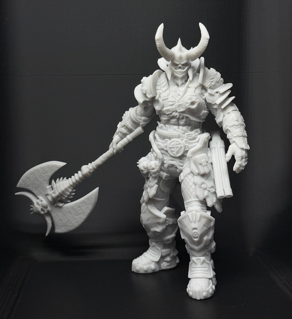 Doom Eternal Marauder Statue Uncolored Resin Print